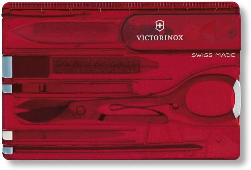 Victorinox Swiss Card Classic Red 10-Function Pocket Tool