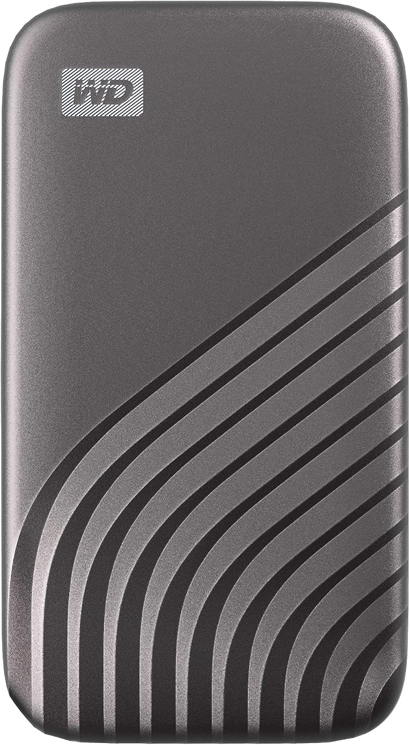 WD My Passport 1TB Gray Portable SSD