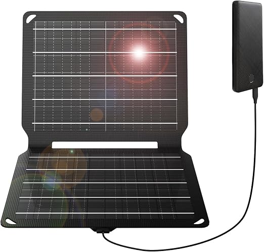 FlexSolar 10W USB Foldable Solar Panel Charger