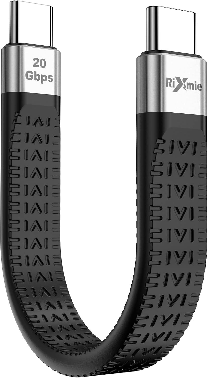 Rixmie 5-Inch 100W USB-C Cable