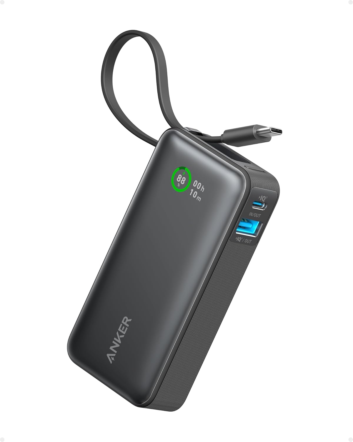 Anker Nano 10K 30W Built-In-Cable Power Bank