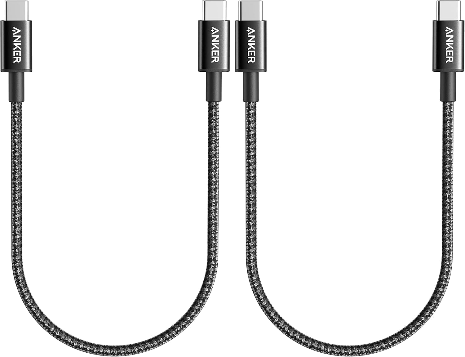 Anker 1-Foot 60W USB-C Cable 2-Pack