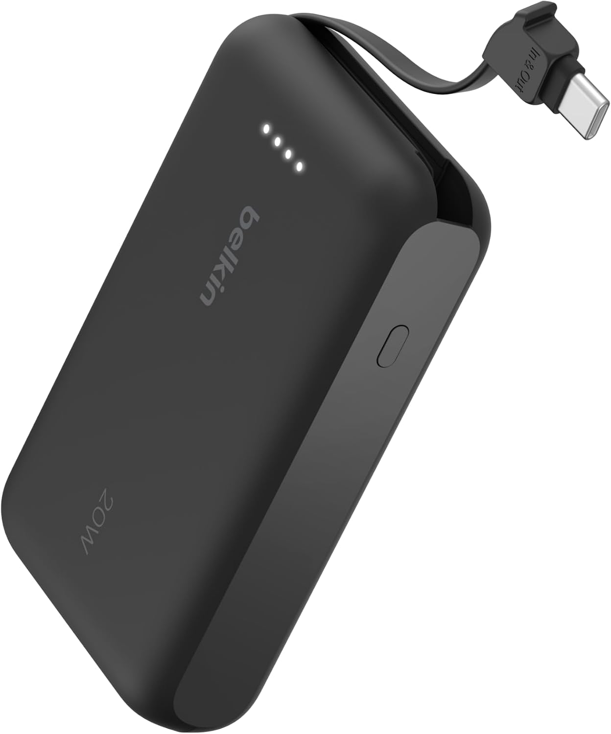 Belkin BoostCharge 10K Integrated-Cable Power Bank