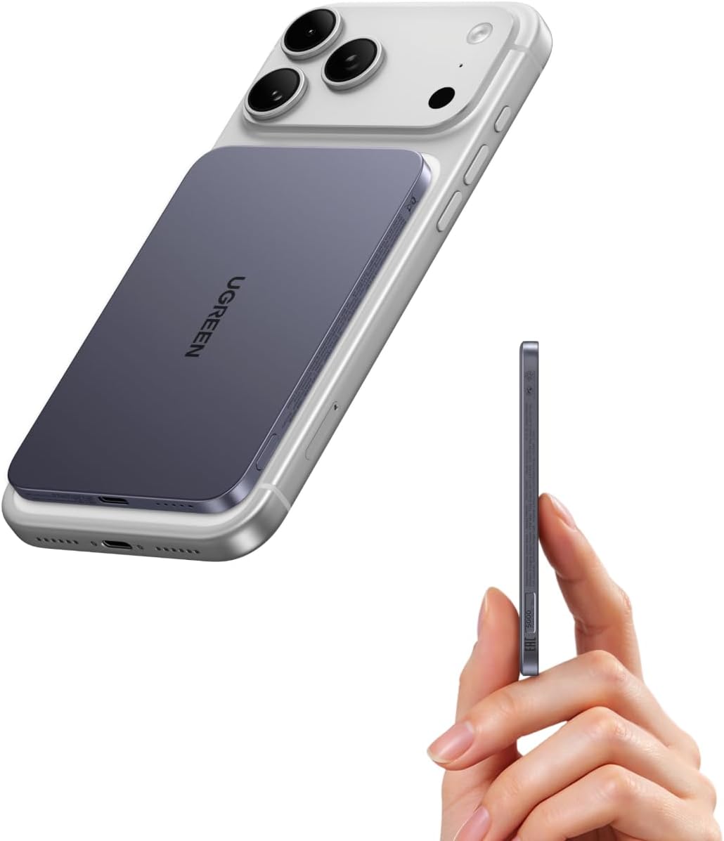 UGREEN MagFlow Air 5K Qi2 Magnetic Power Bank