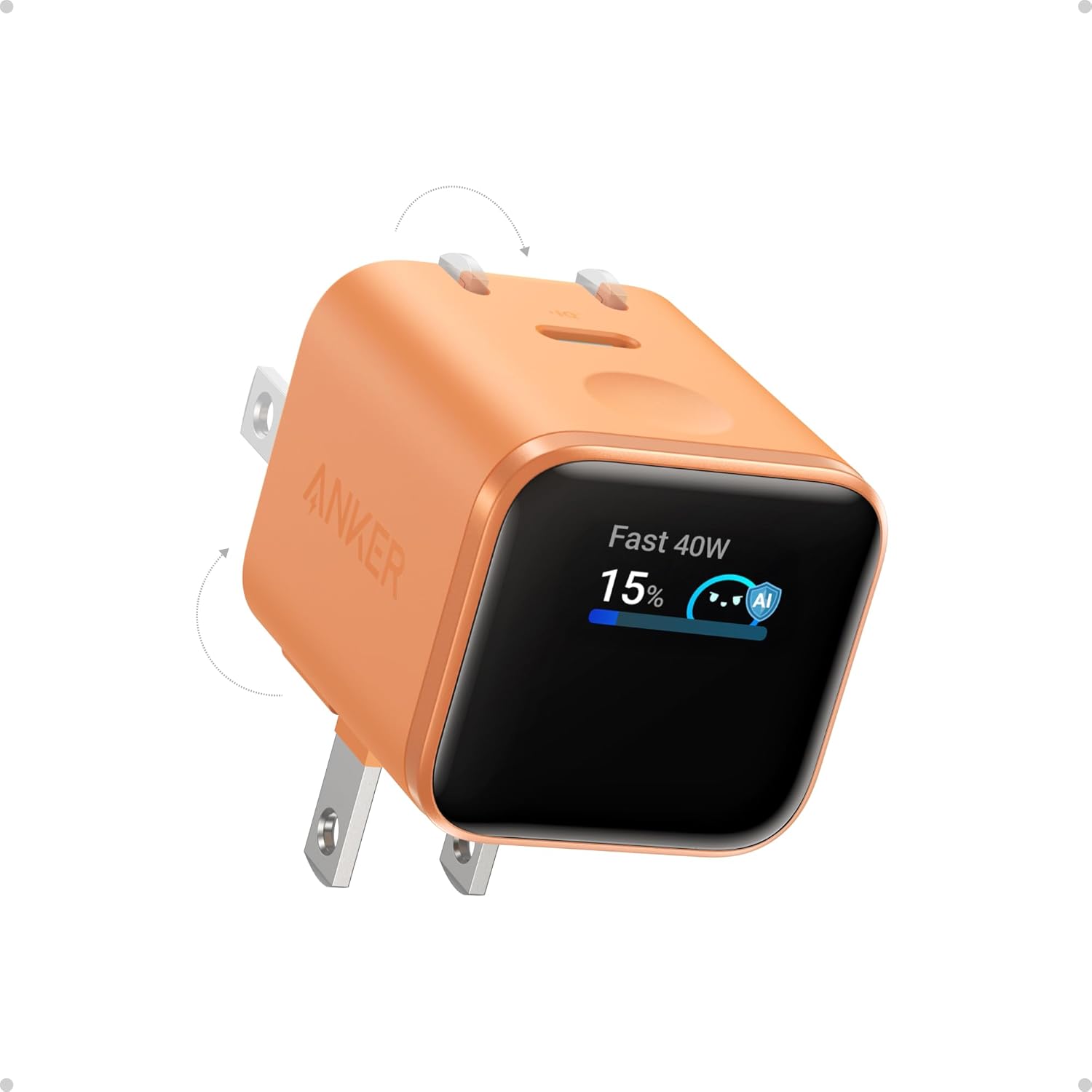 Anker Nano 45W Smart Display USB-C Charger