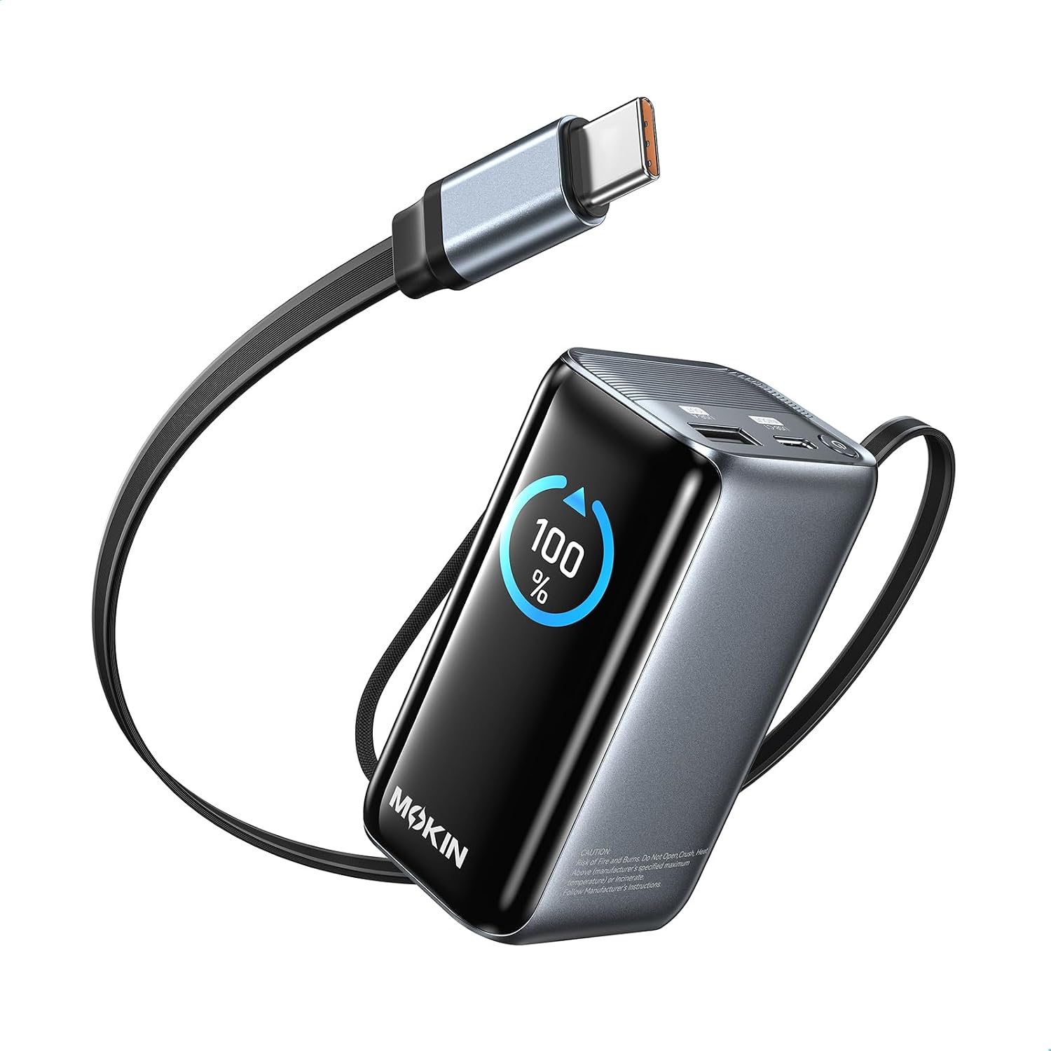 MOKiN 45W 10K Retractable-Cable Power Bank